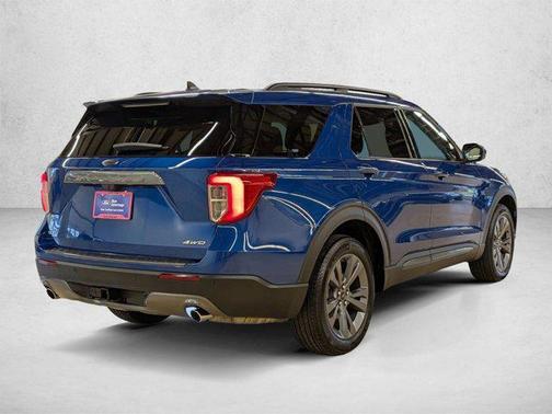 Atlas Blue Metallic 2023 Ford Explorer XLT