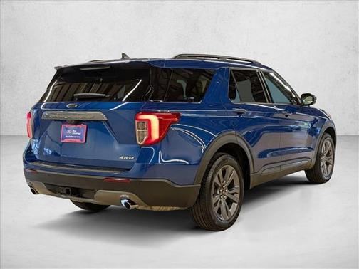 Atlas Blue Metallic 2023 Ford Explorer XLT