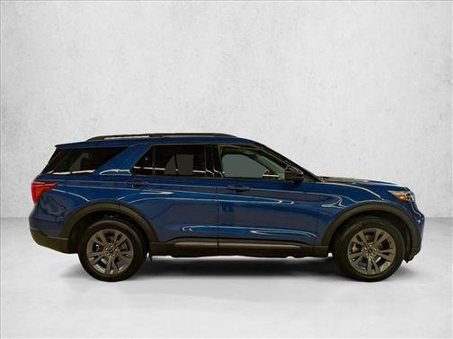 Atlas Blue Metallic 2023 Ford Explorer XLT