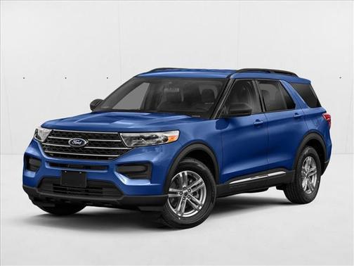 Atlas Blue Metallic 2023 Ford Explorer XLT