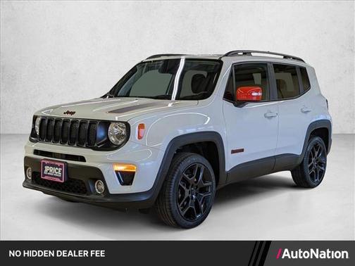 Alpine White Clearcoat 2020 Jeep Renegade Orange Edition 4x4