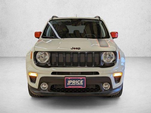 Alpine White Clearcoat 2020 Jeep Renegade Orange Edition 4x4