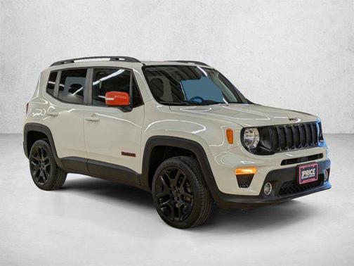 Alpine White Clearcoat 2020 Jeep Renegade Orange Edition 4x4