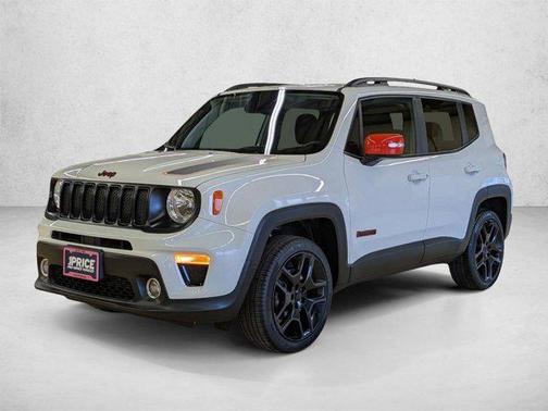 Alpine White Clearcoat 2020 Jeep Renegade Orange Edition 4x4
