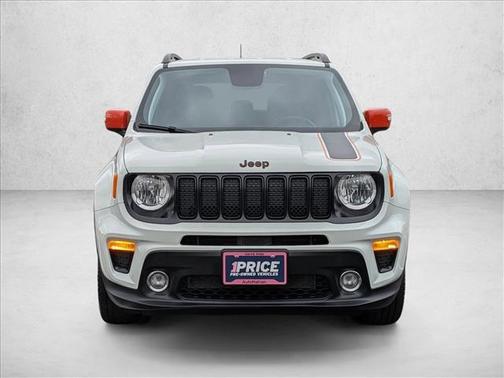Alpine White Clearcoat 2020 Jeep Renegade Orange Edition 4x4