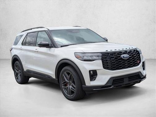 Star White Metallic Tri-Coat 2026 Ford Explorer ST