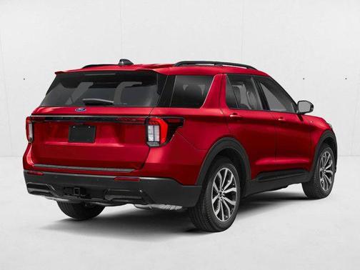 Rapid Red Metallic Tinted Clearcoat 2026 Ford Explorer ST-Line