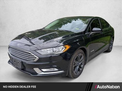 Shadow Black 2018 Ford Fusion Hybrid SE