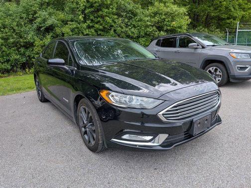 Shadow Black 2018 Ford Fusion Hybrid SE