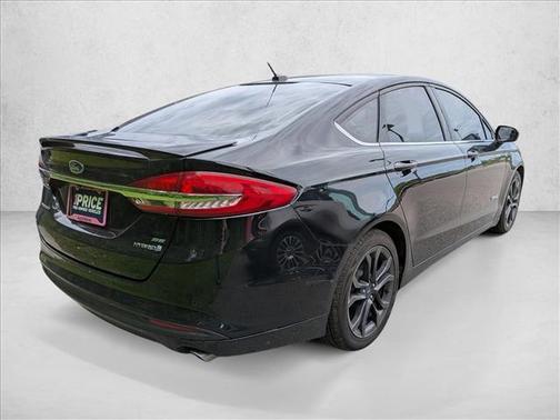 Shadow Black 2018 Ford Fusion Hybrid SE