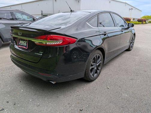 Shadow Black 2018 Ford Fusion Hybrid SE