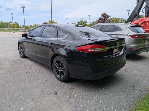 Shadow Black 2018 Ford Fusion Hybrid SE