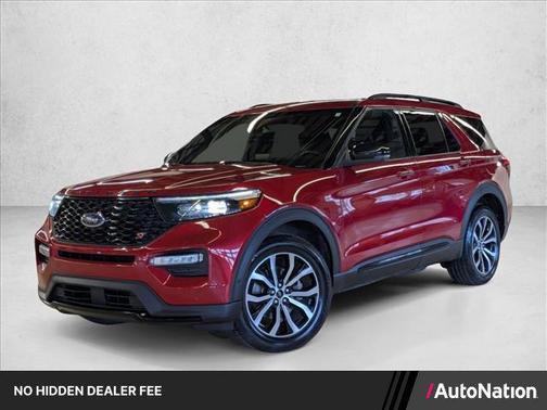 Rapid Red Metallic Tinted Clearcoat 2020 Ford Explorer ST