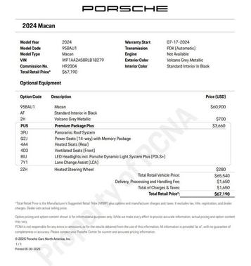 2024 Porsche Macan