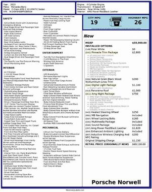 2023 Mercedes-Benz AMG C 43 Base 4MATIC