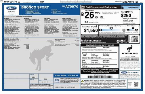 2021 Ford Bronco Sport Outer Banks