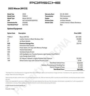 Volcano Grey Metallic 2025 Porsche Macan