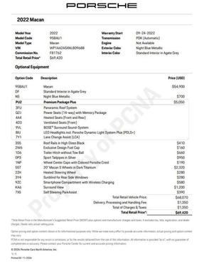 2022 Porsche Macan Base