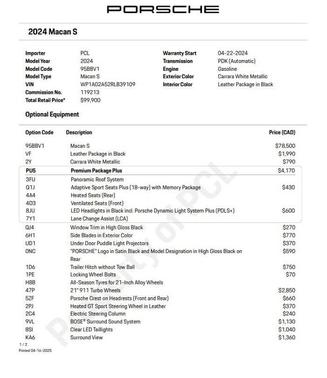 2024 Porsche Macan S