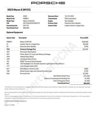 2023 Porsche Macan S