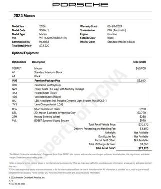 2024 Porsche Macan