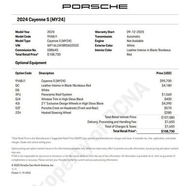 2024 Porsche Cayenne S