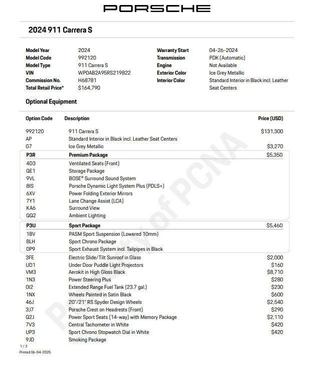 2024 Porsche 911 Carrera S