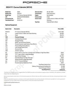 2024 Porsche 911 Carrera