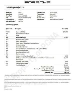 2023 Porsche Cayenne 