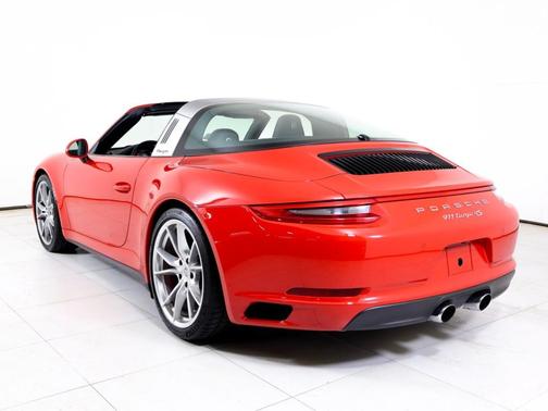 Red 2018 Porsche 911 Targa 4S
