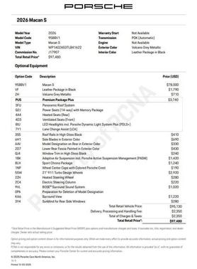 2026 Porsche Macan S