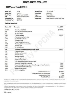 2024 Porsche Taycan Turbo S