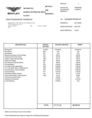 2019 Bentley Bentayga V8