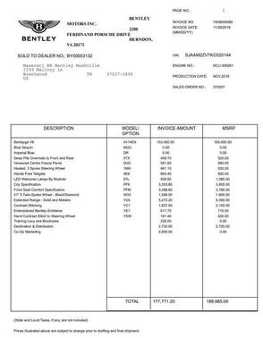 2019 Bentley Bentayga V8