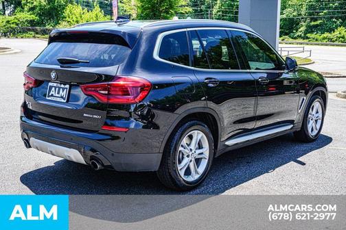 Black Sapphire Metallic 2021 BMW X3 sDrive30i