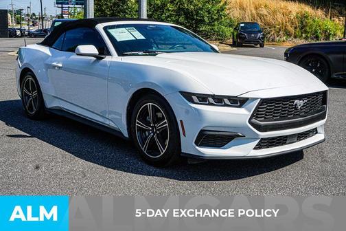 Oxford White 2025 Ford Mustang EcoBoost Premium