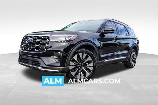 Black Metallic 2026 Ford Explorer Platinum
