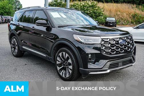 Black Metallic 2026 Ford Explorer Platinum