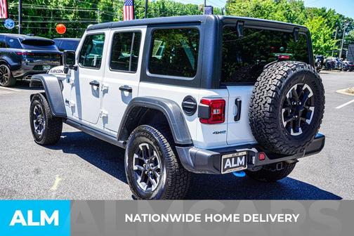 Bright White Clearcoat 2024 Jeep Wrangler 4xe Rubicon