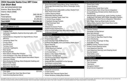 2024 Hyundai SANTA CRUZ XRT