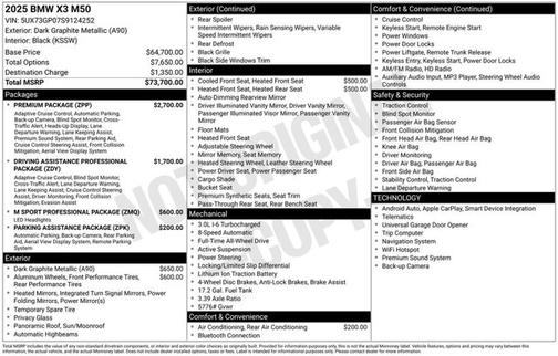 2025 BMW X3 M50 xDrive