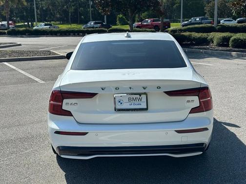 Crystal White Metallic 2023 Volvo S60 Plus Dark Theme