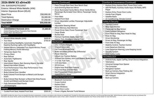 2026 BMW X3 30 xDrive