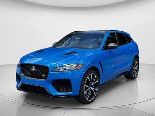 Blue 2020 Jaguar F-PACE SVR