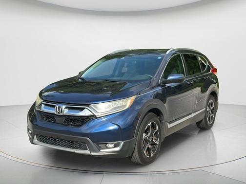 Blue 2017 Honda CR-V Touring
