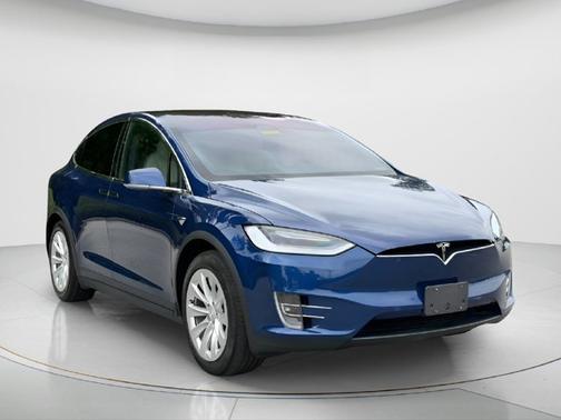 Blue 2020 Tesla Model X Long Range