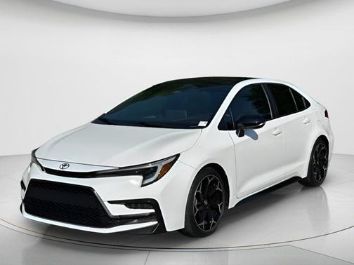 Ice Cap/Midnight Black Metallic 2025 Toyota Corolla FX