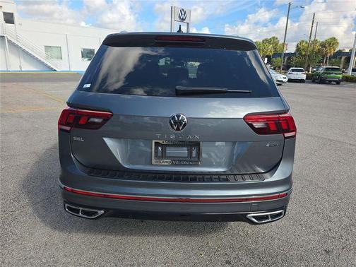 Platinum Gray Metallic 2023 Volkswagen Tiguan 2.0T SEL R-Line 4MOTION