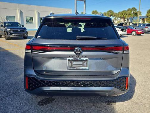 platinum gray metallic 2026 Volkswagen Tiguan 2.0T SE R-Line Black