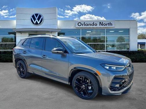 platinum gray metallic 2026 Volkswagen Tiguan 2.0T SE R-Line Black